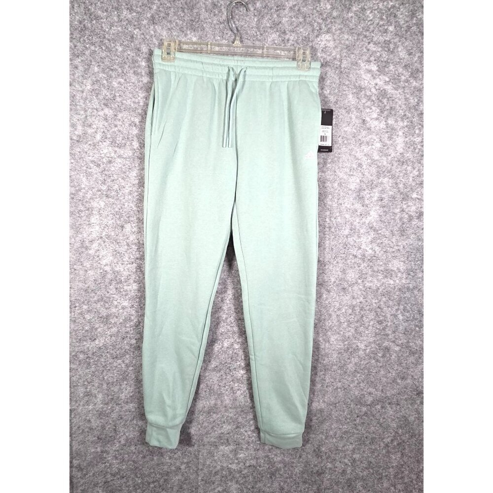 Adidas NWT Men's Athletic Jogger Sweatpants Elastic Wasitband Fleece Green z S